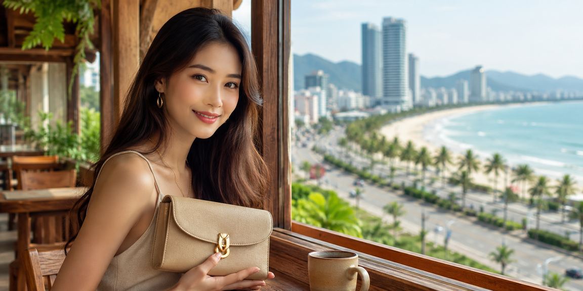 Người dùng Đà Nẵng thưởng thức cà phê buổi sáng trong khi sử dụng ứng dụng casino vaobong88